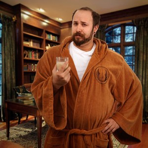 a guy in a robe